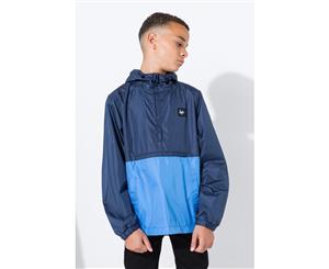 Hype Navy Sports Square Kids Kids Unisex Jacket - Blue