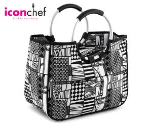 Icon Chef Easy Shopper Cool Bag - White/Black