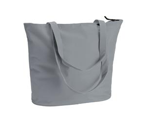 Id Shopping/Beach Tote Bag (Light grey) - ID291