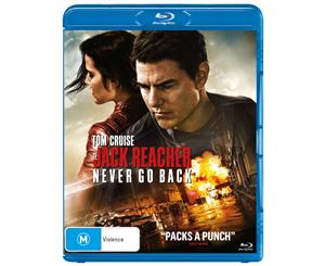 Jack Reacher Never Go Back Blu-ray Region B