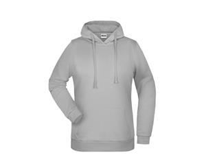 James And Nicholson Womens/Ladies Basic Hoodie (Ash) - FU964