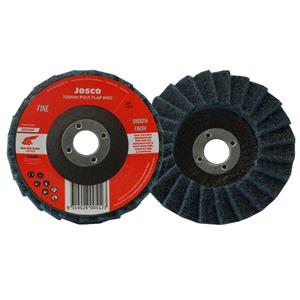 Josco 100mm Fine Blue Surface Conditioning Flap Disc