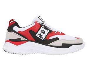 Kappa Men's Banda Masper Sneakers Shoes - White/Red