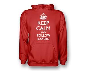 Keep Calm And Follow Bayern Munich Hoody (red)