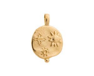 Kirstin Ash Desert Sun Coin Charm w/ 18K-Gold-Vermeil