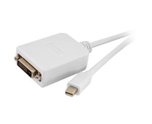 LC6163 Pro2 Mini Displayport To DVI - 2M Plug To Plug Lead Gold-Plated Plug MINI DISPLAYPORT TO DVI - 2M