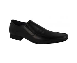 Lambretta Mens Joey Slip On Formal Shoes (Black) - KM651