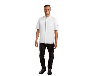 Le Chef Contemporary Unisex Prep Shirt White XXL