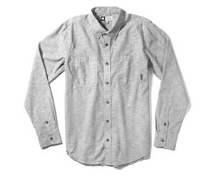 Lrg Desmond Long Sleeve Chambray Woven Shirt Ash - Grey