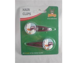 Manly Sea Eagles NRL Team Mascot Hair Clips