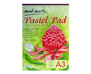 Mont Marte Pastel Pad Acid Free 4 Colour A3 180gsm 12 Sheet