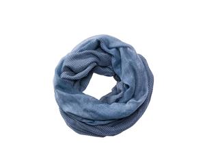 Myrtle Beach Adults Unisex Printed Loop Scarf (Navy/White) - FU631