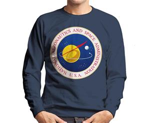 NASA Seal Insignia Men's Sweatshirt - Navy Blue