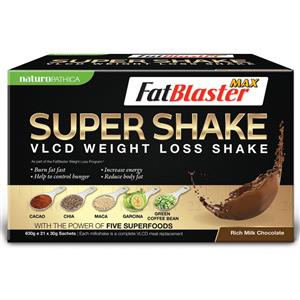 Naturopathica FatBlaster VLCD SuperShake Chocolate 21 x 30g Sachets Exclusive Size