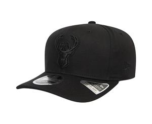 New Era 9Fifty Stretch Snapback Cap - Milwaukee Bucks - Black