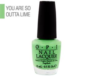 OPI Nail Lacquer - You Are So Outta Lime 15mL