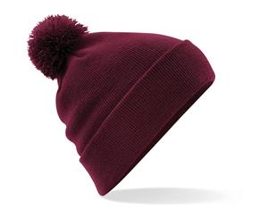 Outdoor Look Womens/Ladies Shandwick Pom Pom Knitted Winter Beanie Hat - Burgundy
