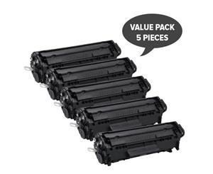 Q2612A #12A Cart-303 Premium Generic Toner (Set of 5)