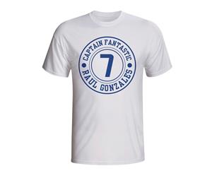 Raul Real Madrid Captain Fantastic T-shirt (white)