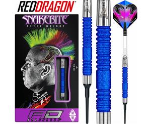 Red Dragon - Peter Snakebite Wright Euro 11 Blue Element World Cup SE Darts - Soft Tip - 85% Tungsten - 20g