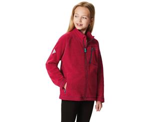 Regatta Boys & Girls Marlin VI Honeycomb Full Zip Hiking Fleece Jacket - Duchess