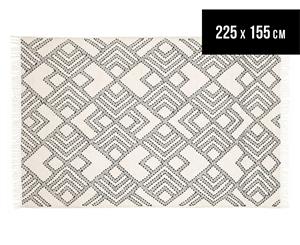 Rug Culture 225x155cm Miller Rhythm Symphony Rug - White