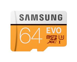 Samsung Evo 64GB Micro SD Card SDXC UHS-I 100MB/s Mobile Phone TF Memory Card 4K U3