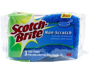 Scotch-Brite Non-Scratch Scrub Sponges 3/Pkg-