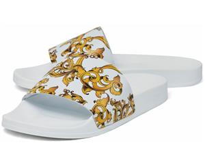 Sik Silk Men's Venetian Sliders White/Gold