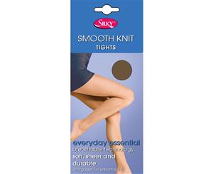 Silky Womens/Ladies Smooth Knit Tights Extra Size (1 Pairs) (Chiffon) - LW254