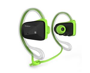 Simplecom NS200 Bluetooth Neckband Sports Headphones with NFC Green