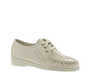 Softspots Womens Bonnie Lite Leather Low Top Lace Up Fashion Sneakers