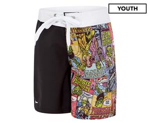 Speedo Boys' Hero Watershort Swim Short - Black/Hero