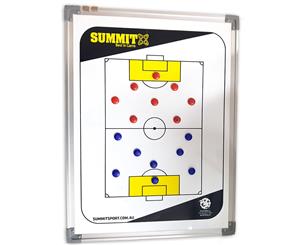 Summit FFA Coaching Board 60cm w/ Magnets/Reversible f/ Soccer/Game Planner