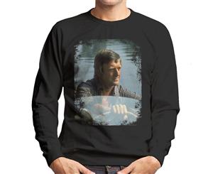 TV Times Michael Parkinson At The Helm Men's Sweatshirt - Black