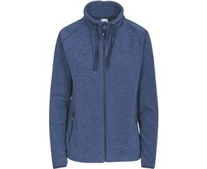 Trespass Womens/Ladies Mirsha LightWeight Zip Fleece Jackets - NAVY MARL