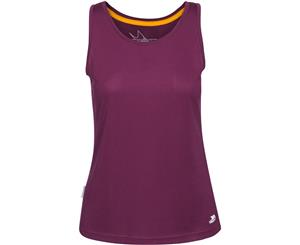 Trespass Womens/Ladies Tissy Wicking Fitness Outdoor Vest Tops - GRAPE WINE