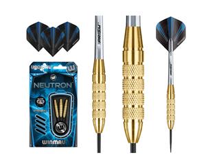 WINMAU Dart Board Neutron Steel Tip Brass Darts - 24 Gram