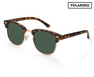 Winstonne Men's Apollo Polarised Sunglasses - Tortoise Shell/Green