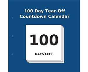 100 Day Tear-Off Countdown Calendar