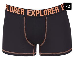 2 x Explorer Tough Work Trunk - Black/Orange