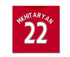 2016-2017 Man United Canvas Print (Mkhitaryan 22)