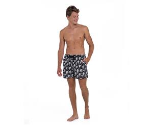 69 Slam Men's Surfer Dots Elastic Waist Boardshorts