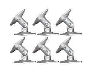 6PK SoundGear Wall/Ceiling Mount/Bracket w/extension for Satellite Speaker SLV