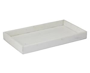 Amalfi Cararra Marble Multifunctional Rectangle-Shaped Tray White 22.5x40cm