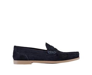 Aq by Aquila Mens Teddy Penny Loafers - Dark Blue