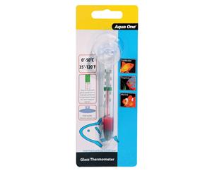 Aqua One Glass Thermometer