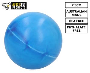 Aussie Pet Products Medium Marble Ball - Blue