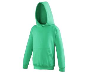 Awdis Kids Unisex Hooded Sweatshirt / Hoodie / Schoolwear (Kelly Green) - RW169