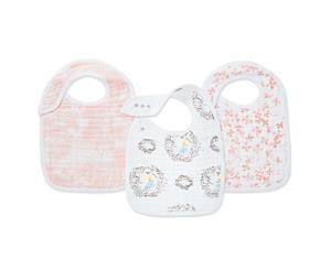 Birdsong 3-Pack Classic Snap Bibs